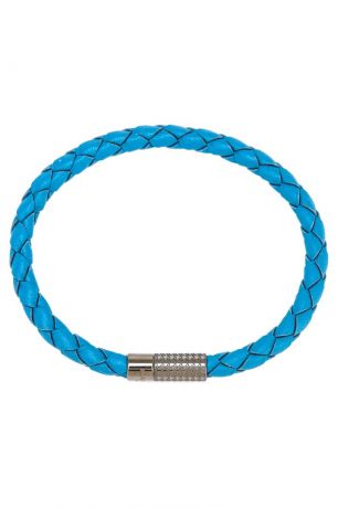 Canali Голубой кожаный браслет
