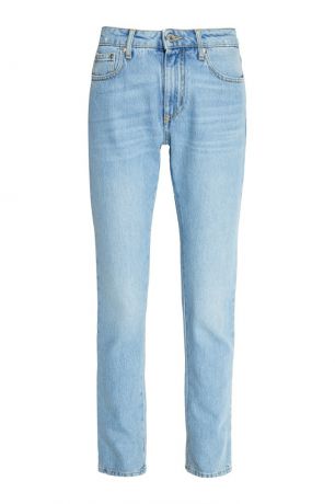 MSGM Прямые голубые джинсы