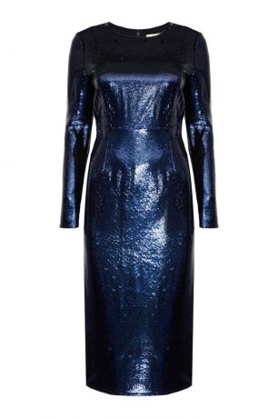 Diane von Furstenberg Синее платье в пайетках