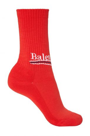 Balenciaga Красные хлопковые носки