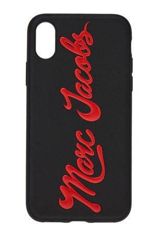 Marc Jacobs Черный чехол для iPhone X с логотипом
