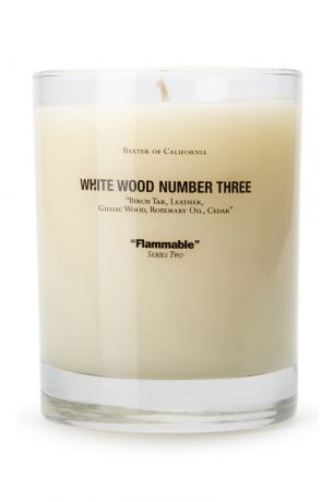 Baxter of California Ароматическая свеча «White Wood 3»