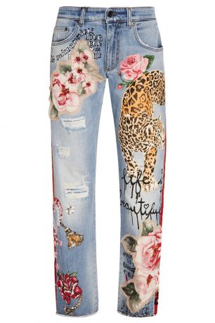 Dolce&Gabbana Декорированные джинсы
