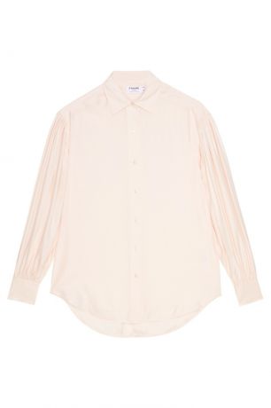 Frame Denim Розовая блузка из шелка