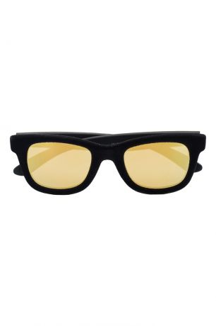 ITALIA INDEPENDENT Черные очки с бархатной отделкой