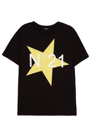 No.21 Черная футболка со звездой