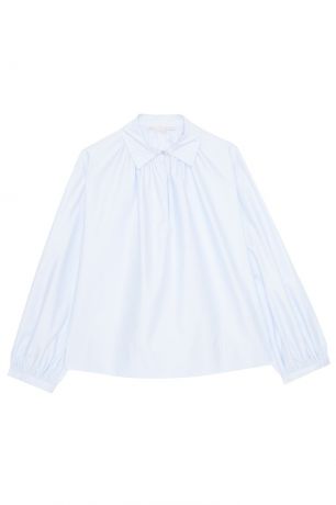 Stella McCartney Голубая блузка из хлопка