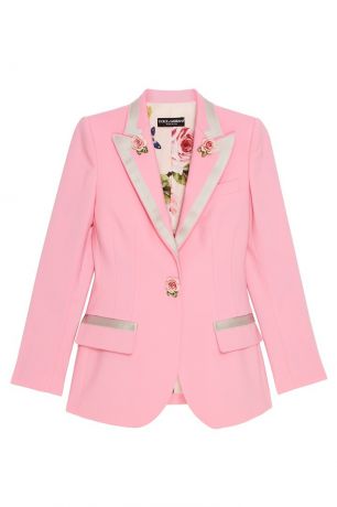 Dolce&Gabbana Розовый жакет из шерсти