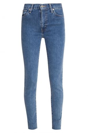 Levi’s® Голубые выбеленные джинсы-скинни Mile High Super Skinny