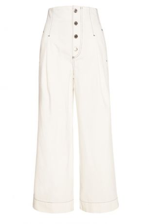 MO&Co Белые широкие брюки