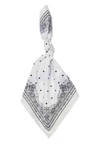 Dolce&Gabbana Белый хлопковый платок