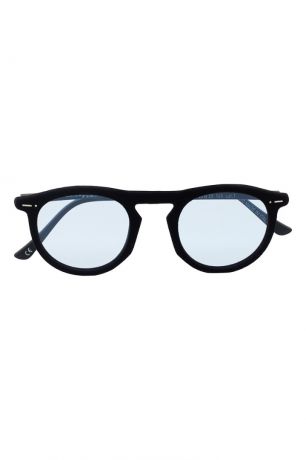 ITALIA INDEPENDENT Черные очки с голубыми линзами