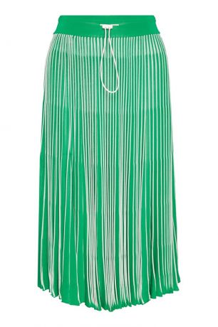 Valentino Зеленая плиссированная юбка