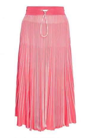 Valentino Розовая плиссированная юбка