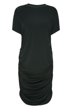 Carven Платье-футболка с драпировкой снизу