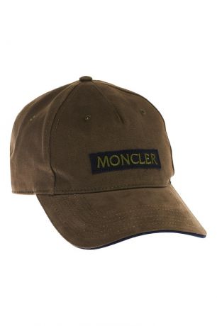 Moncler Хлопковая кепка цвета хаки
