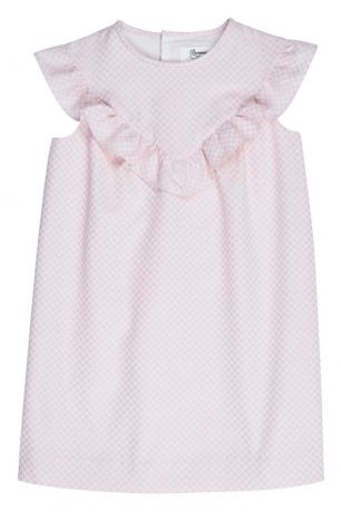 Bonpoint Жаккардовое розовое платье GLOSS