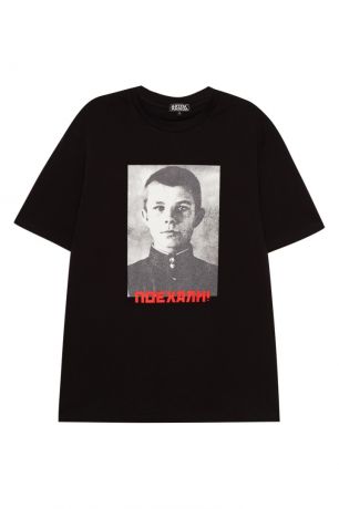 ARTEM KRIVDA Черная футболка с фотопринтом