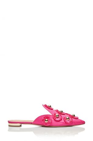 Aquazzura Розовые слиперы Sunflower Flat