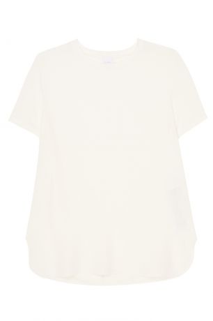 Max Mara Белая футболка из шелка