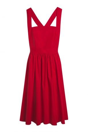 Bonpoint Красное платье из легкого хлопка GLADYS2Y