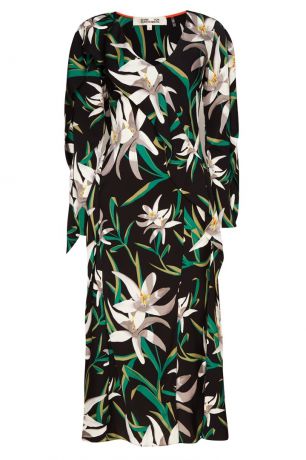 Diane von Furstenberg Шелковое платье с лилиями