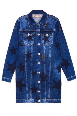 MILA MARSEL Джинсовая куртка со звездами