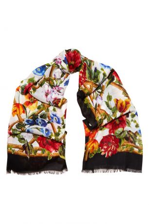 Dolce&Gabbana Платок с цветочным принтом