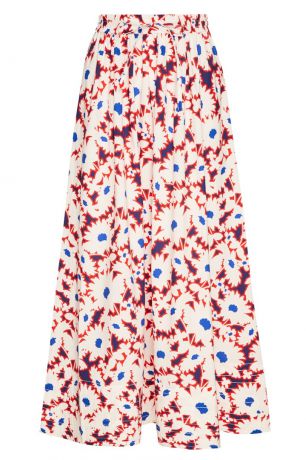 Paul & Joe Sister Хлопковая юбка-макси с цветами