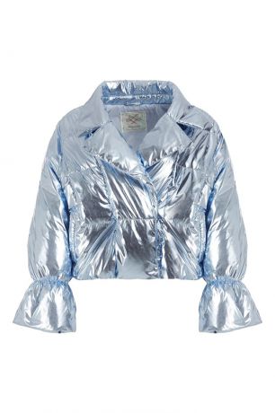 MILA MARSEL Голубая металлизированная куртка