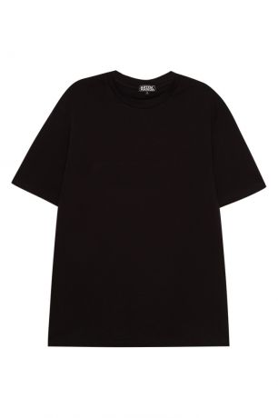 ARTEM KRIVDA Черная футболка с принтом на спине