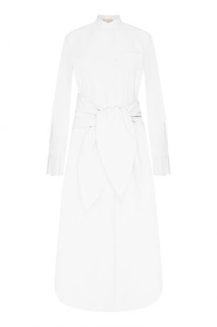 Erika Cavallini Белое платье-рубашка