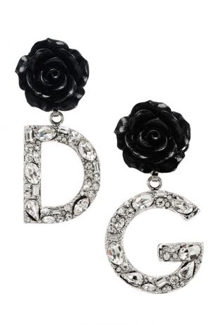 Dolce&Gabbana Серьги-клипсы с кристаллами
