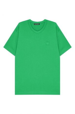 Acne Studios Зеленая хлопковая футболка Nash