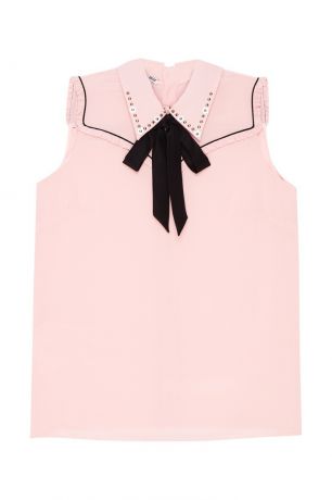 Miu Miu Шелковая блузка со смешанным декором