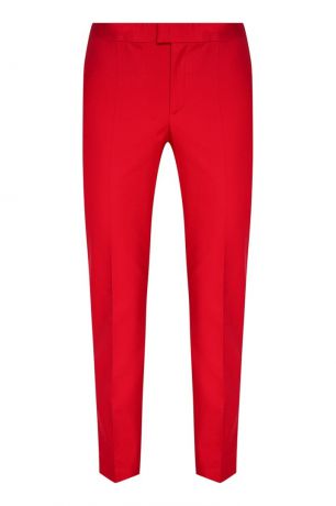 Red Valentino Красные хлопковые брюки