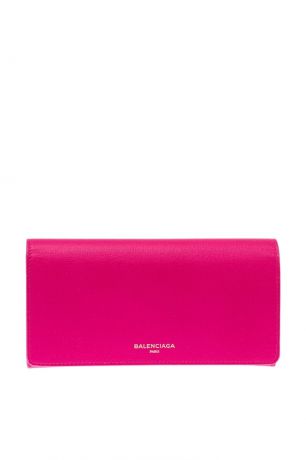 Balenciaga Розовый кожаный кошелек Continental