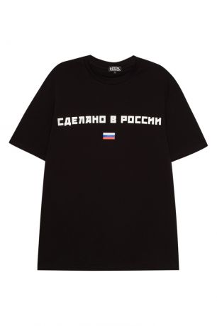 ARTEM KRIVDA Черная футболка с надписью