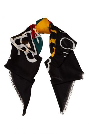 Gucci Шелковый платок с принтом Coco Capitan
