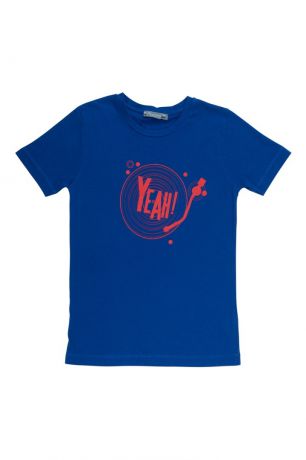 Bonpoint Хлопковая синяя футболка