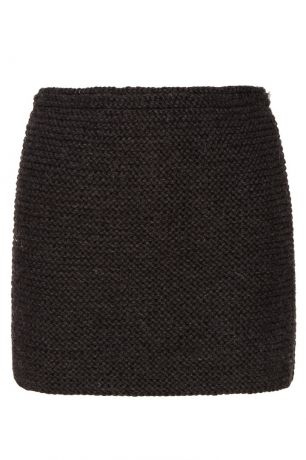 Knittedkiss Серая мини-юбка