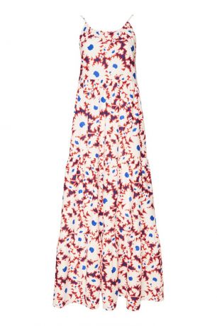 Paul & Joe Sister Хлопковое платье-макси с цветами