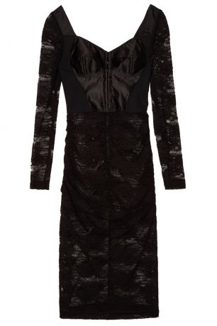 Dolce&Gabbana Кружевное платье с корсетной вставкой