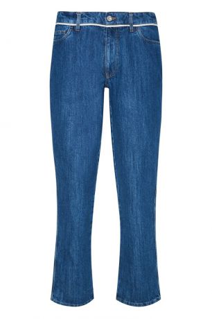 Miu Miu Зауженные джинсы с контрастной отделкой