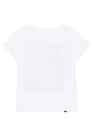 KO SAMUI Белая футболка с принтом на спине Kiwi