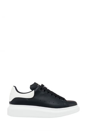 Alexander McQueen Черные кожаные кроссовки