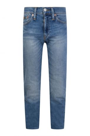 Ralph Lauren Children Серо-голубые джинсы с потертостями