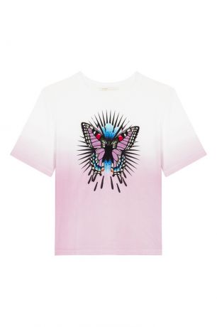 Maje Градиентная футболка с бабочкой