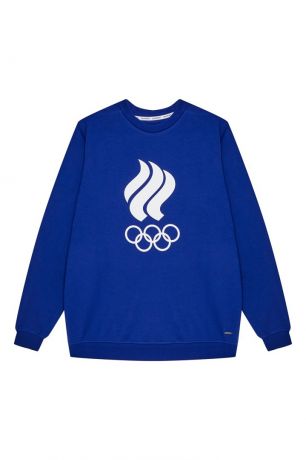 ZASPORT Синий свитшот с олимпийской символикой