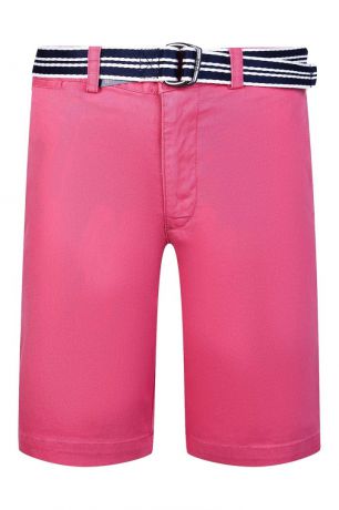 Ralph Lauren Children Розовые шорты с контрастным ремнем